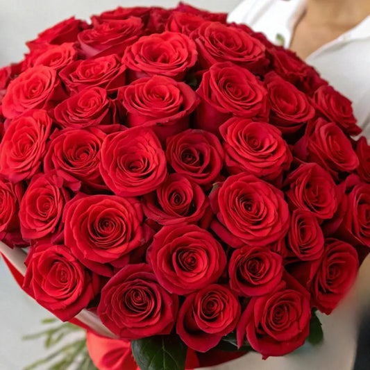 75 Premium Red Roses Bouquet