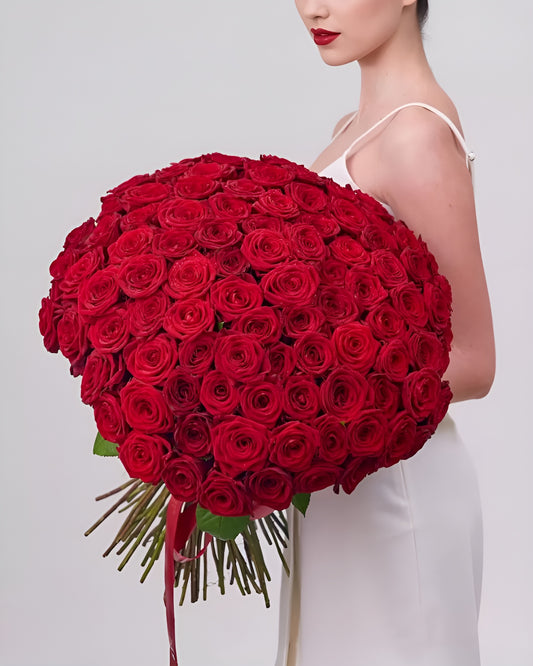 The Luxurious 101 Red Roses Bouquet