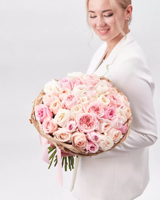 The Eternal Grace — Luxurious Peony Roses Bouquet