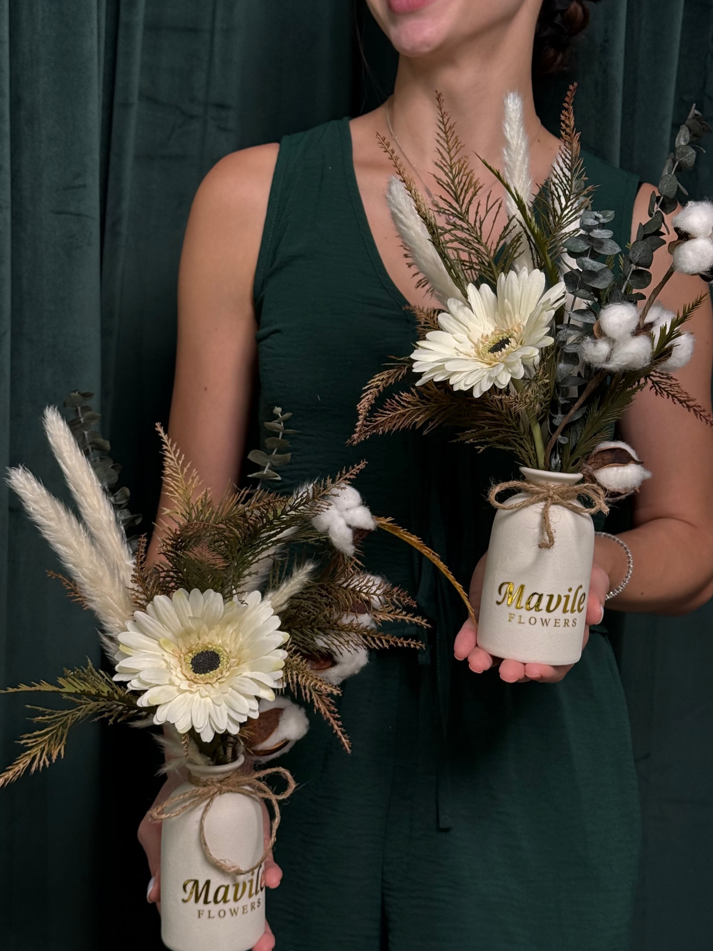 Alora Floral Arrangement In A Ceramic Vase