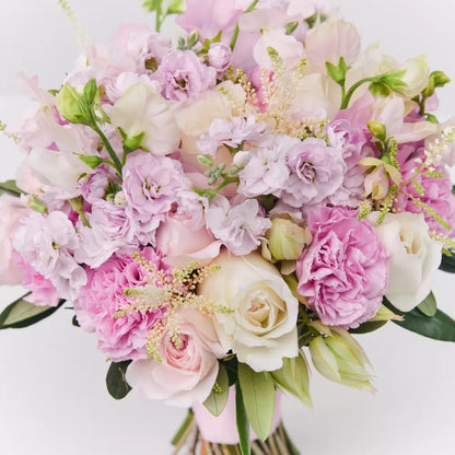 Champagne Rosé — Sparkling Bridal Bouquet