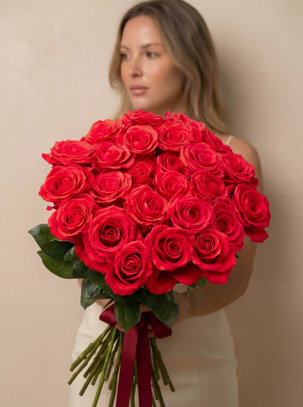 Premium Red Roses Bouquet