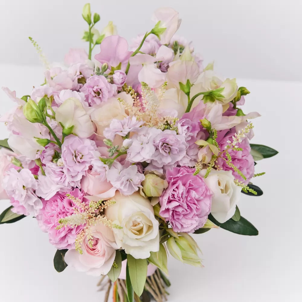Champagne Rosé — Sparkling Bridal Bouquet