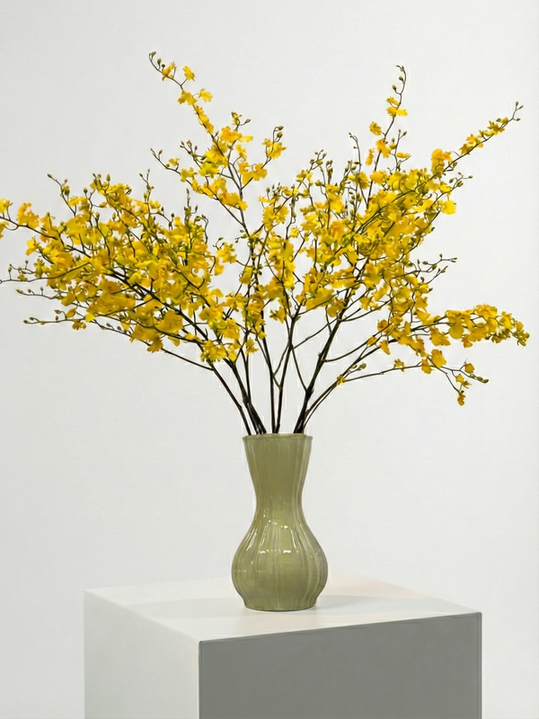 Sunlight Dance: Vibrant Oncidium Orchid Arrangement