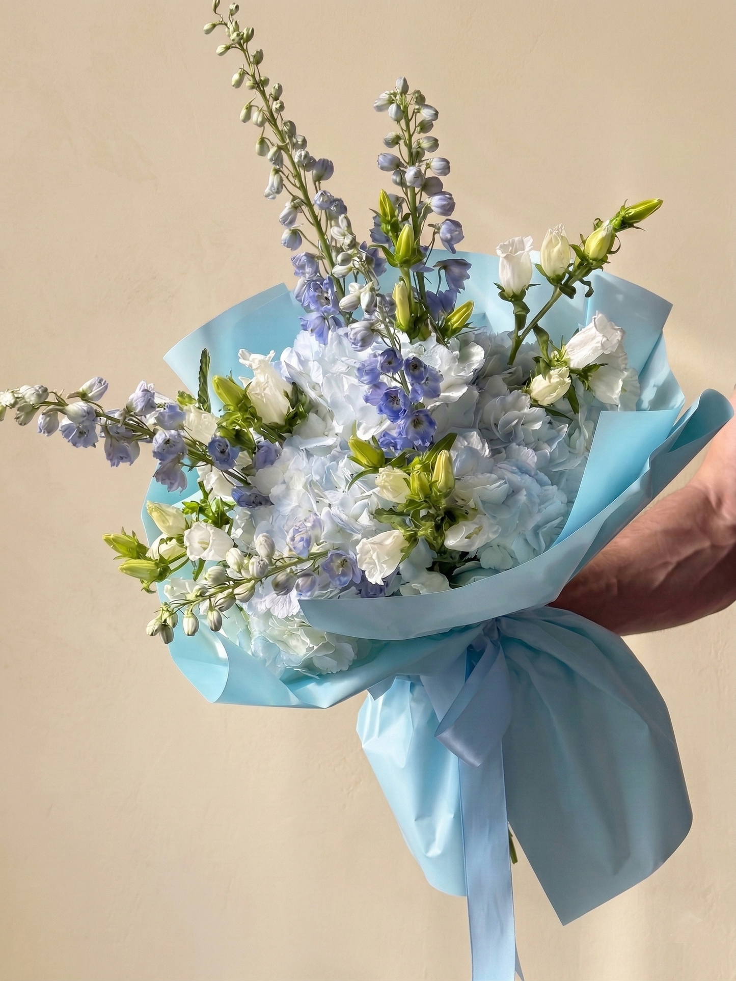 Azure Sky | Dreamy Blue & White Wildflower Bouquet