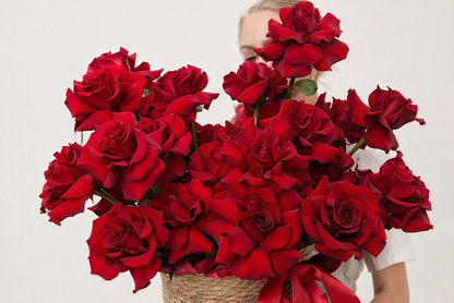 Grand French Rose Basket