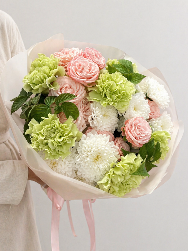 Pistachio Blush Bouquet