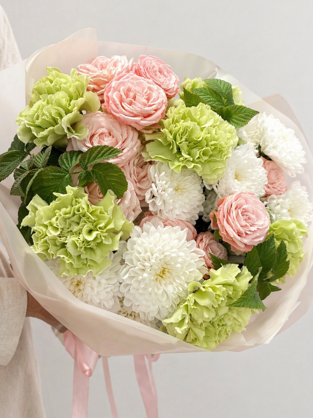 Pistachio Blush Bouquet