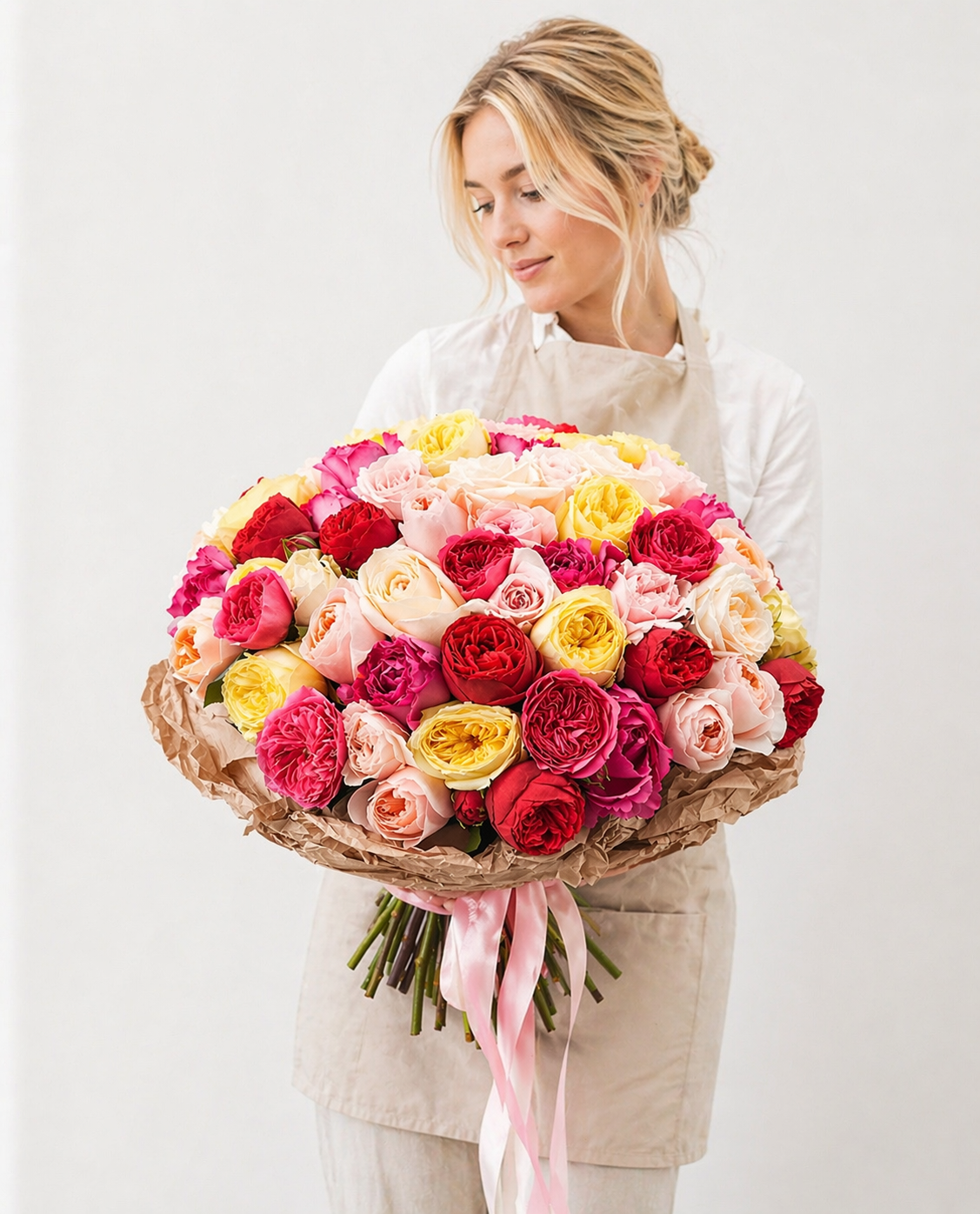 The Royal Garden — Peony Rose Bouquet