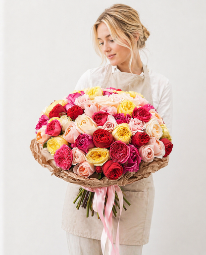 The Royal Garden — Peony Rose Bouquet