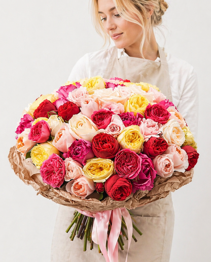The Royal Garden — Peony Rose Bouquet