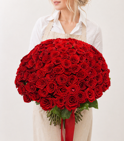 Luxury 300 Red Roses Bouquet