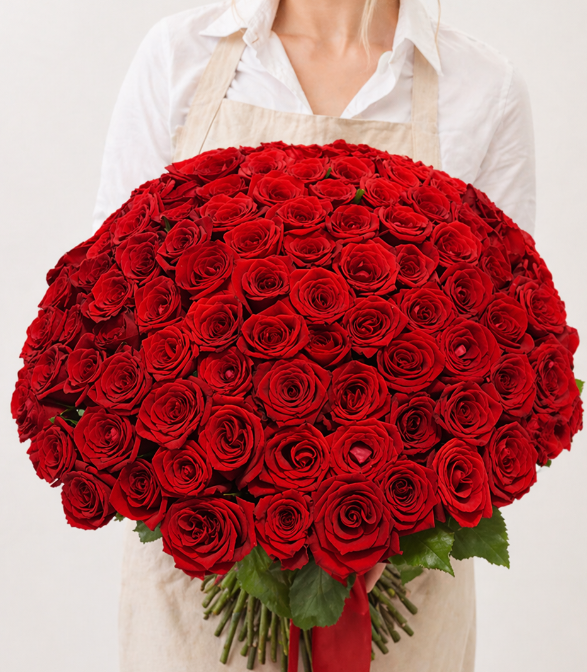 Luxury 300 Red Roses Bouquet