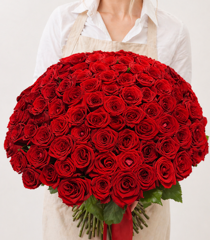 Luxury 300 Red Roses Bouquet
