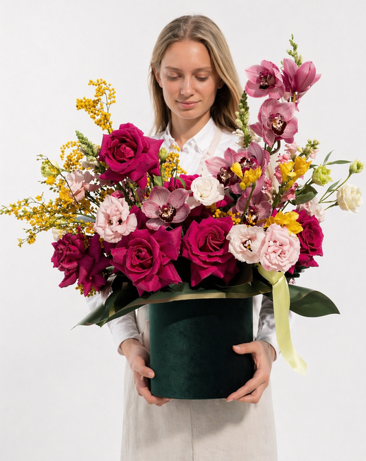 Exotic Rose Orchid Luxury Box — Miami Heat