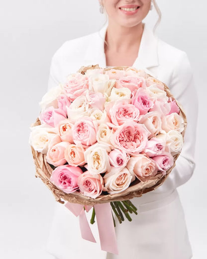 The Eternal Grace — Luxurious Peony Roses Bouquet