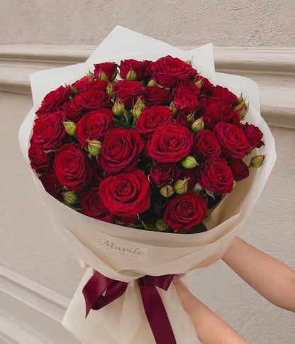 Rouge Caramel Rose Bouquet