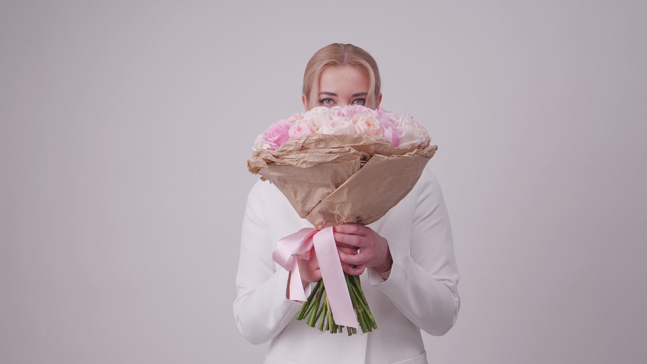 The Eternal Grace — Luxurious Peony Roses Bouquet