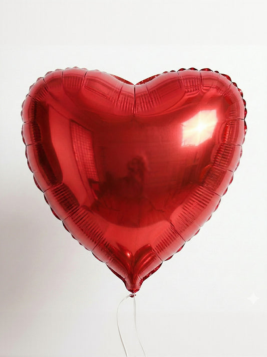 Red Heart Foil Balloons