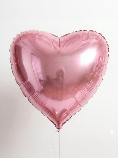 Light Pink Heart Foil Balloons – Luxury Event Decor