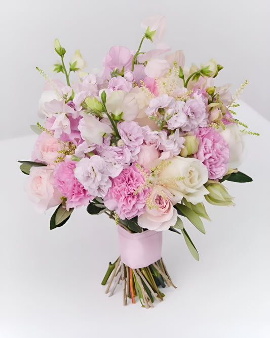 Champagne Rosé — Sparkling Bridal Bouquet